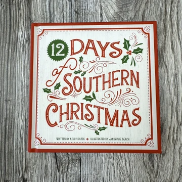12 Days of Southern Christmas illustrated holiday book featuring Southern traditions and humor gift