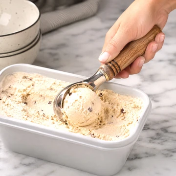 Hand Turned Ice Cream Scoop