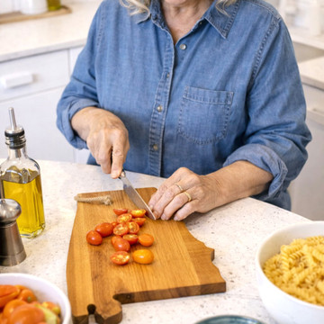 Alabama-shaped Wooden Cutting Board