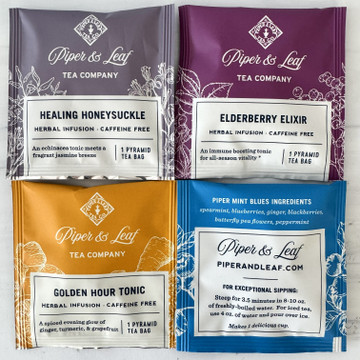 Piper & Leaf Wellness Tea Sampler