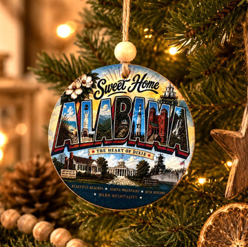 Sweet Home Alabama Ornament