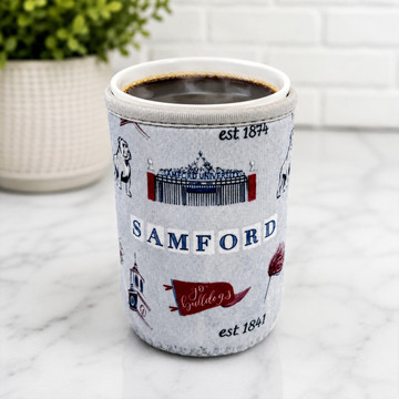 Keep drinks hot or cold while showing Samford pride with this insulated Bulldogs drink sleeve featuring campus artwork. A perfect gift for students, alumni, fans, tailgates, and game day.