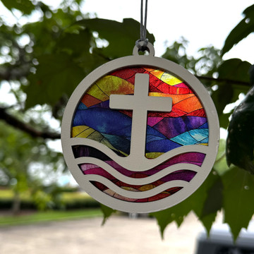 Suncatcher Cross Ornament