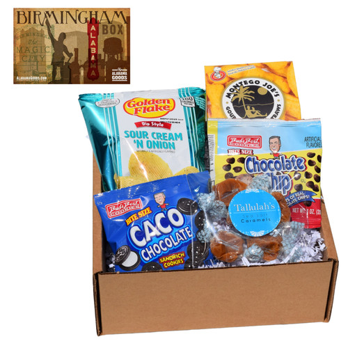 Birmingham made snacks in a gift box