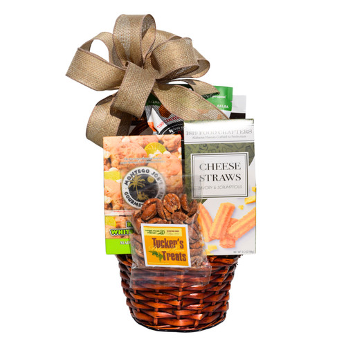 Alabama local gift basket filled with Alabama made food