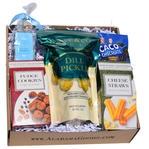 Birmingham made goodies presented in our Birmingham skyline box
