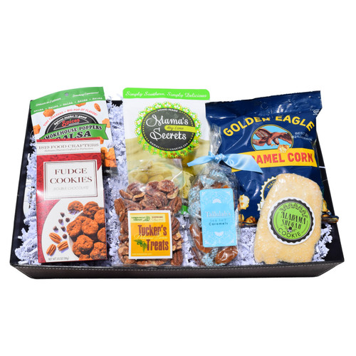 Our unique Alabama gift basket is filled with Alabama products