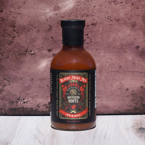 Southern Roots Bloody Mary mix Alabama made cocktail mixer Clamato beef broth savory spicy drink
