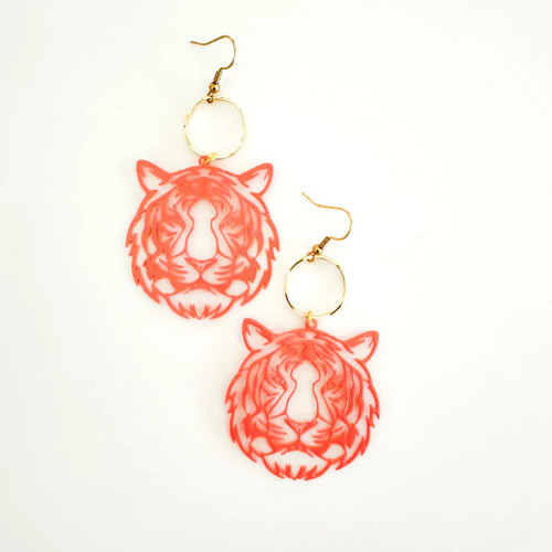 The Filigree Tiger Earrings