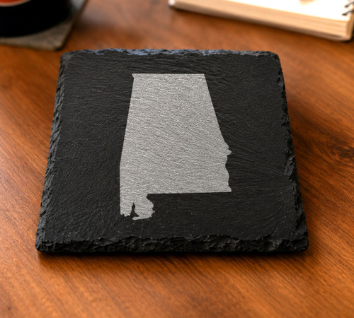 Slate Coaster - State of Alabama