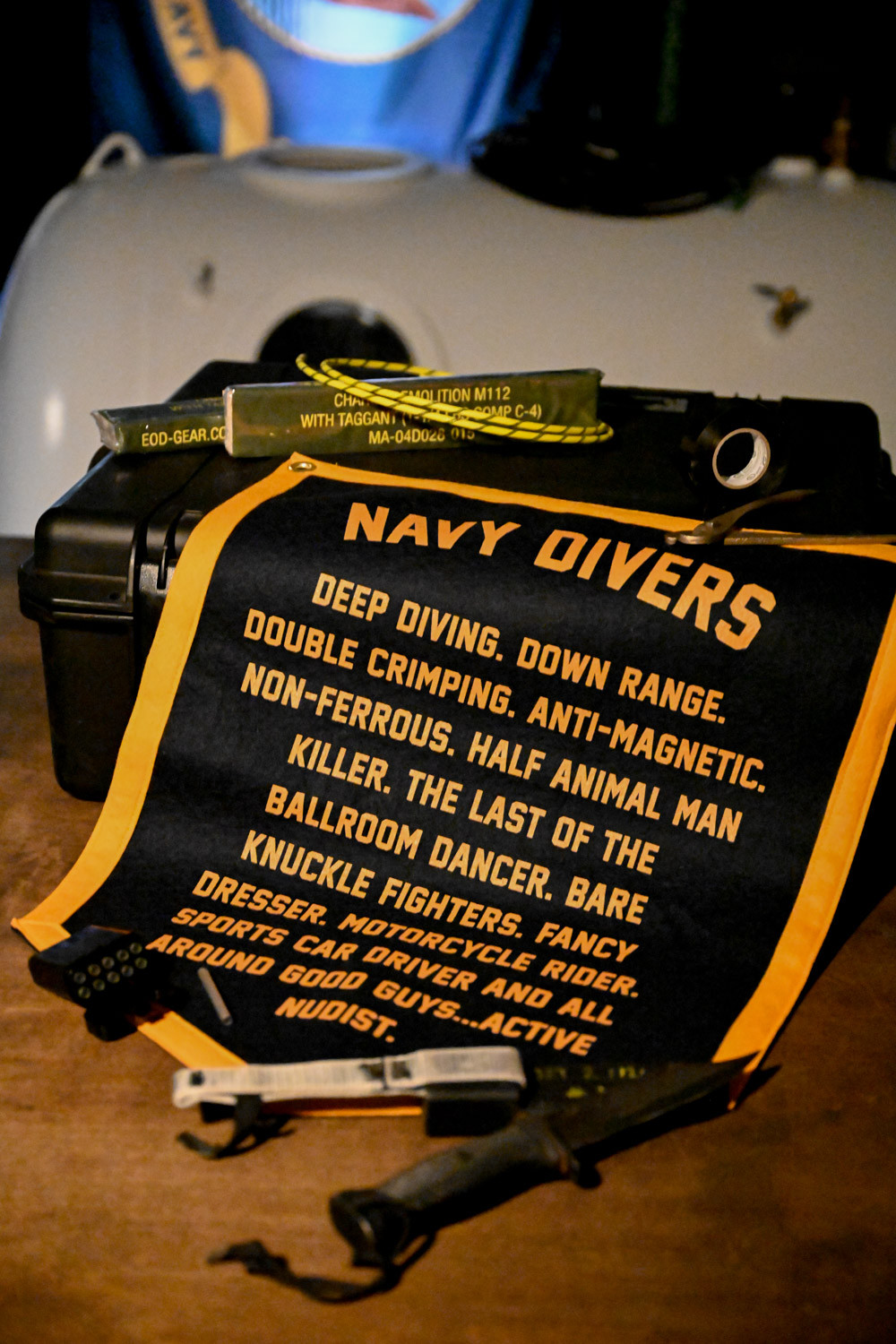 チャレンジ　米海軍EOD US NAVY DIVERS Banner | EOD Gear