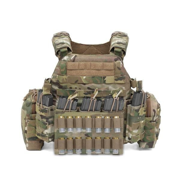 warrior assault systems サバゲー 防弾チョッキ The Double Horizontal Breaching Shotgun Panel holds plenty..