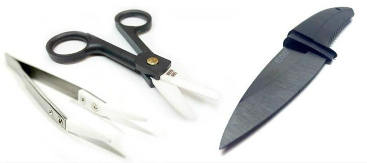 Ceramic Bladed Scissors Serrated 1 Blades