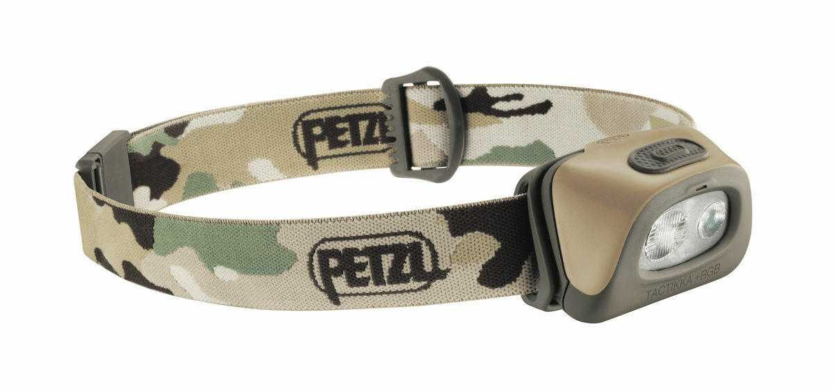 Petzl Tactikka ヘッドランプ ペツル タクティカ 4灯LED The TACTIKKA PLUS Headlamp has white, red, blue and green.