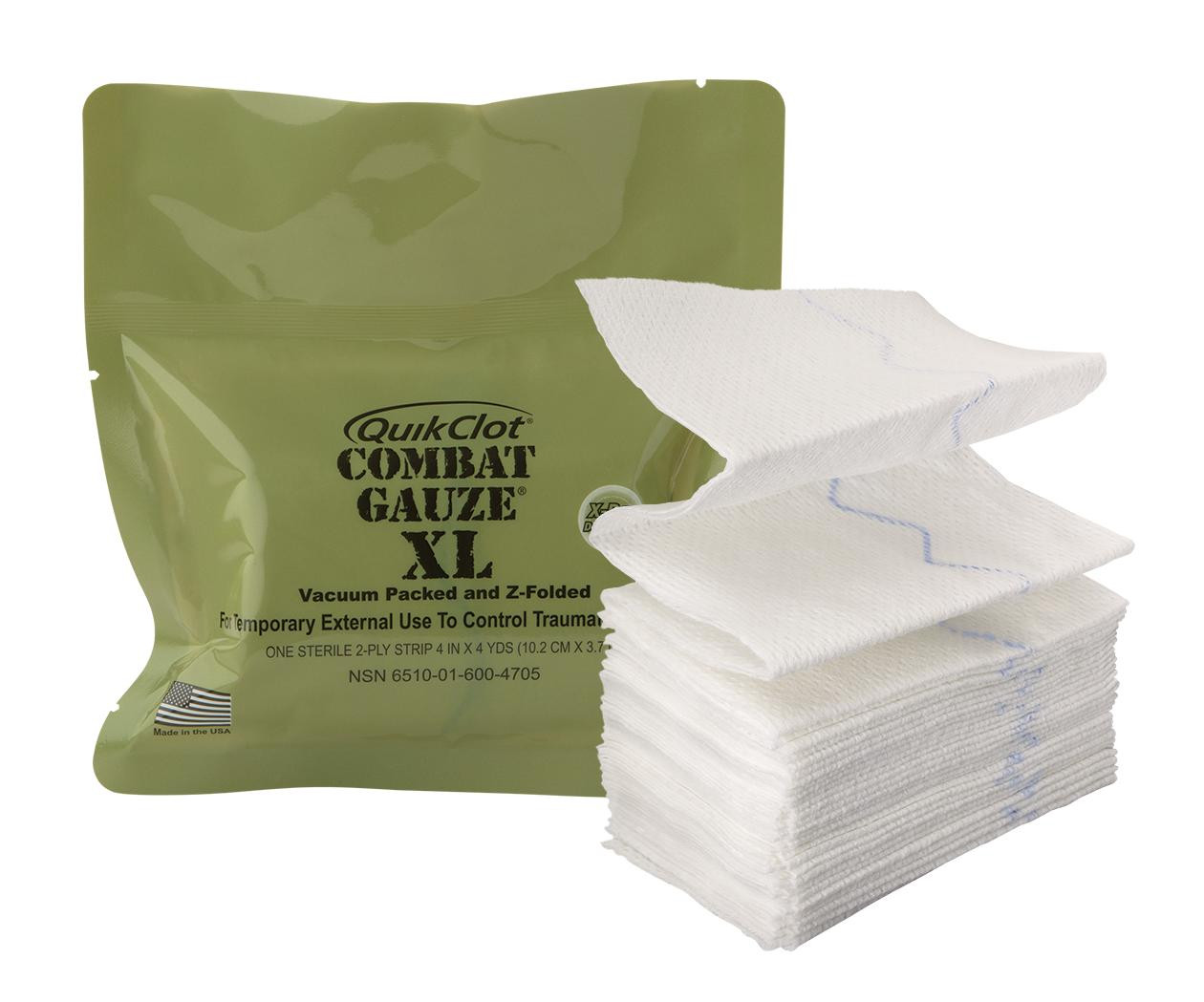QuikClot Combat Gauze® XL | EOD Gear Custom Medical Solution