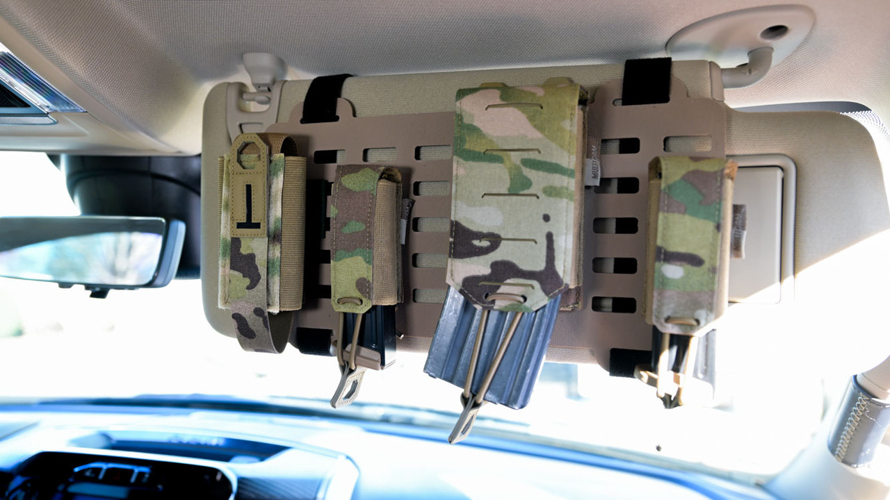 Panneau De Rangement MOLLE Pour Pare-soleil Voiture – Organiseur Tactique Pour Accessoires, EDC