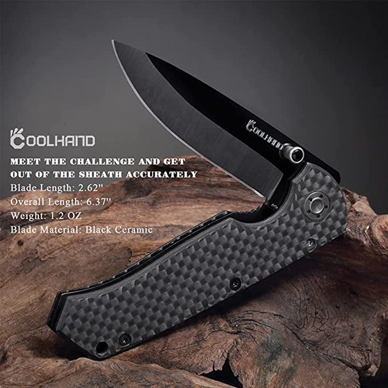 Ceramic Blade Pocket Knives - Lightweight Folding Knife - Ceramic