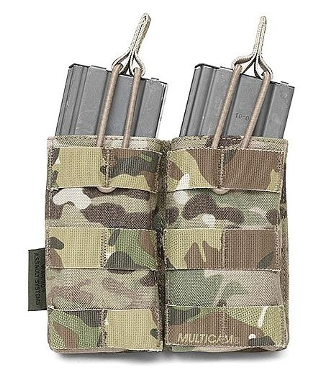 Double MOLLE Open M4 5.56mm Mag / Bungee Retention- 2 Mag...