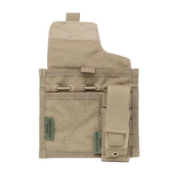 Large Admin Panel with MOLLE Pistol Mag/ Flashlight Pouch