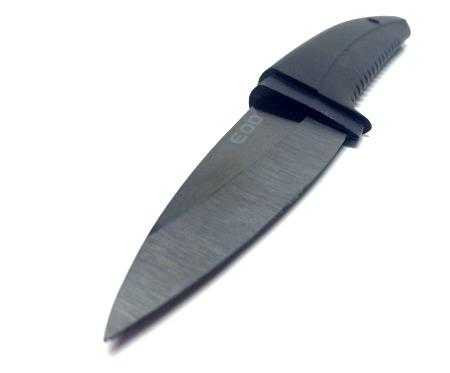 Our EOD Ceramic Fixed Blade Knife is Very Sharp...and Black.