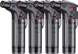 Angled Butane Torch Lighter - Windproof