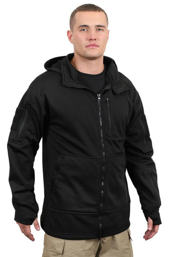 Tactical Hoodie with Velcro Sleeves