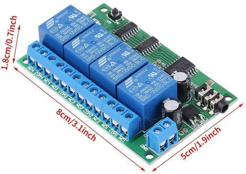 12V 4 Channel DTMF Decoder | EOD Gear Electronics
