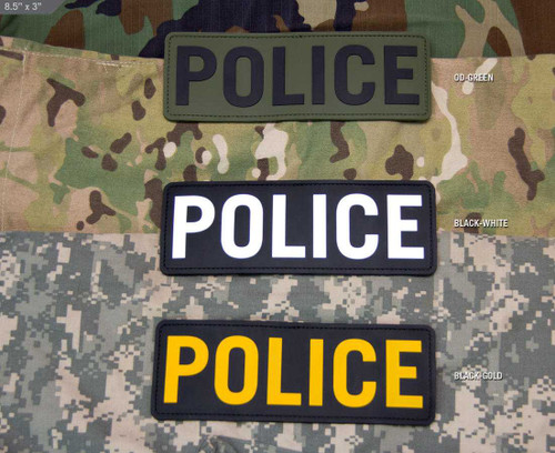 PVC Police Patch