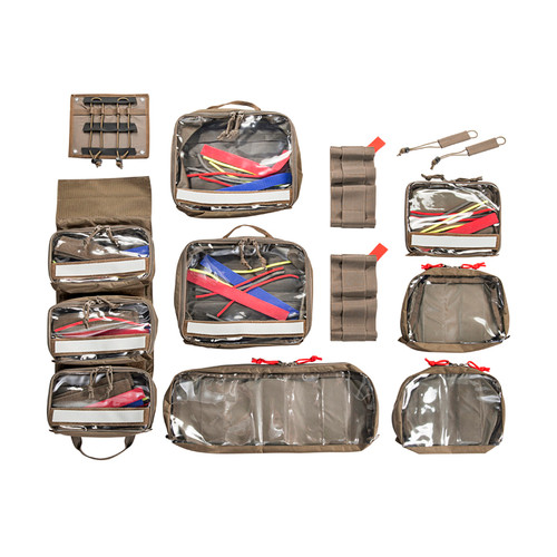 Tasmanian Tiger バックパック ポーチセット See Through Modular Pouch Set | Clear Pouches | Tasmanian Tiger