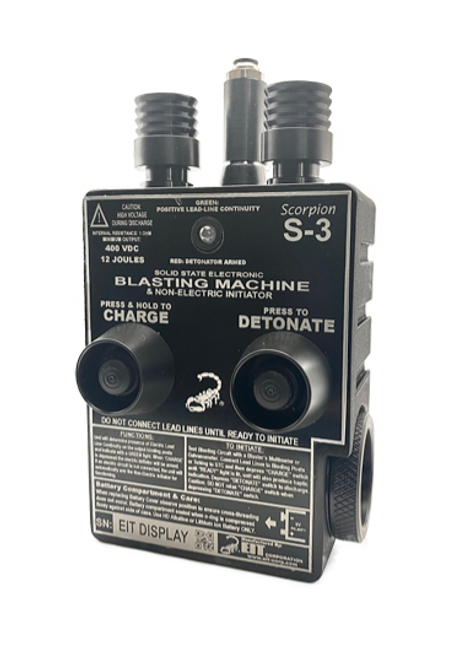 S-3 Combination Blasting Machine with Circuit Continuity Indicator
