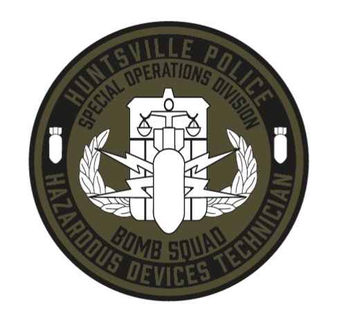 Huntsville Police Bomb Squad - Custom Patch