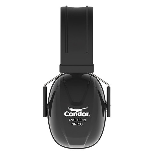 Over-the-Head Ear Muffs PASSIVE, 30 DB NRR, FOAM/PVC BLACK