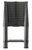 15.5ft Black Tactical Telescoping Extension Ladder - Aluminum