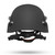 Rear view of Volta Level IIIA ballistic helmet with adjustable retention system and protective shell design