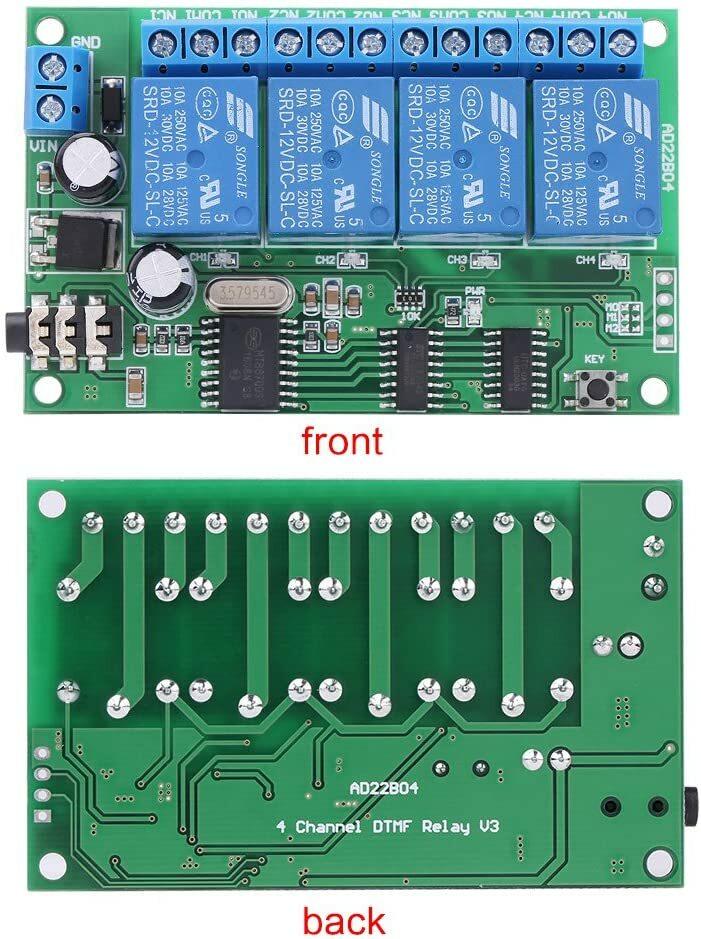 12V 4 Channel DTMF Decoder | EOD Gear Electronics