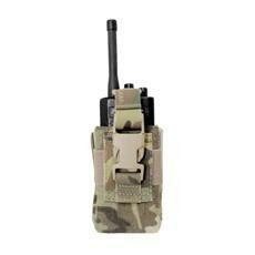 Try the generic Adjustable Small Radio Pouch by Warrior...