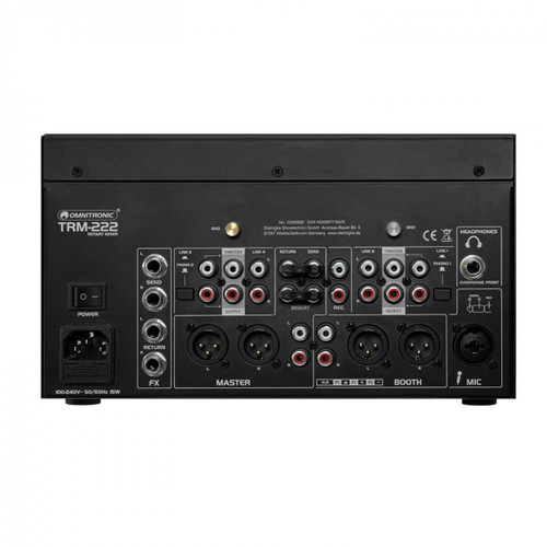 Omnitronic TRM-222 2-Channel Rotary Mixer
