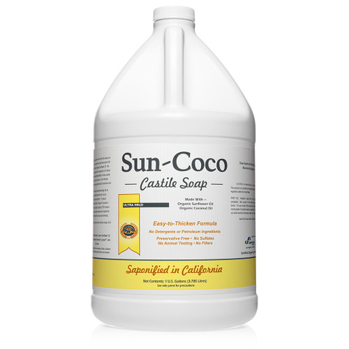 Sun-Coco Castile Soap, USDA Ogranic Certified Sun-Coco Castile Soap, USDA Ogranic Certified