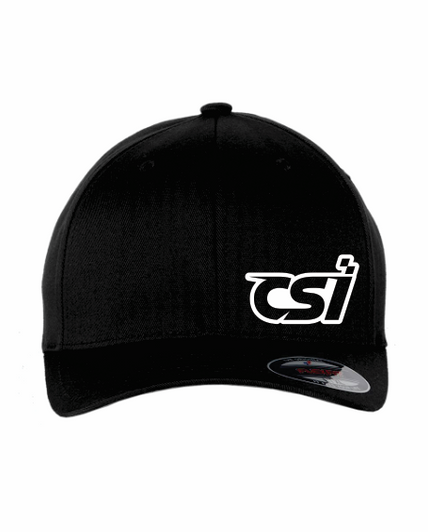 BLACK FLEX FIT HAT