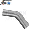 4.5" OD-OD 45 Degree Exhaust Elbow Aluminized x 10" Leg Length Nelson 900100A