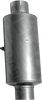Spark Arresting Muffler 5.62" Body x 2.5" IN & 2.63 OUT