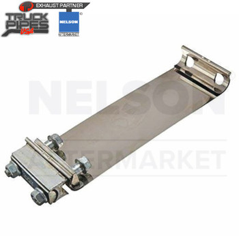 2.75" EasySeal Stainless Steel Flat Band Exhaust Clamp  Nelson 89524K