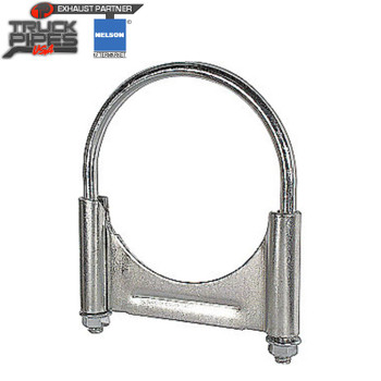 2.25" Zinc Plated U-Bolt Guillotine Exhaust Clamp Nelson 89542K 2.25" Zinc Plated U-Bolt Guillotine Exhaust Clamp Nelson 89542K