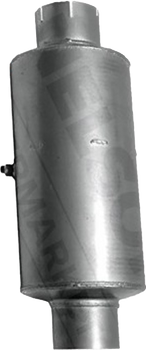 49125A Spark Arresting Muffler 5.62" Body x 2.5" IN & 2.63 OUT