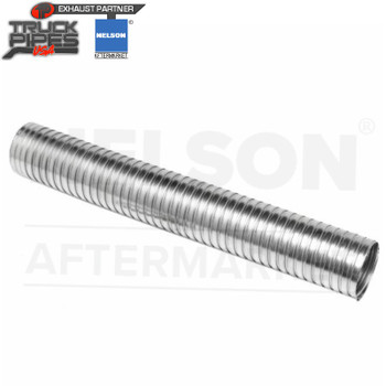 3.5" ID X 12" Stainless Steel Flexible Exhaust Tubing Nelson 89616K