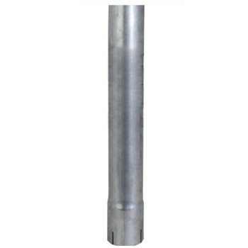 3.5" x 18" Straight Exhaust Stack Pipe Aluminized ID Bottom Nelson 89214A