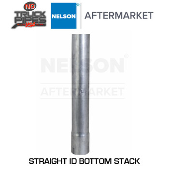 4" x 36" Straight Exhaust Stack Pipe Aluminized ID Bottom Nelson 89026A