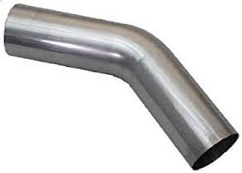 6" OD-OD 45 Degree Exhaust Elbow Aluminized x 18" Leg Length Nelson 89086A