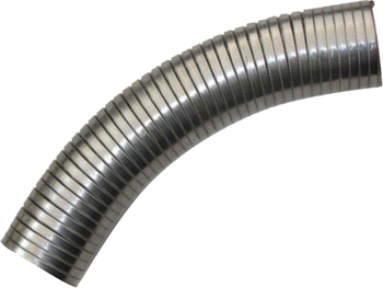 5" ID X 10' Galvanized Steel Bulk Flexible Tubing Nelson 89645K