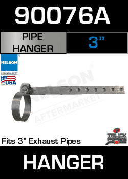 3" Universal Exhaust Pipe Hanger 12" Long 90076A